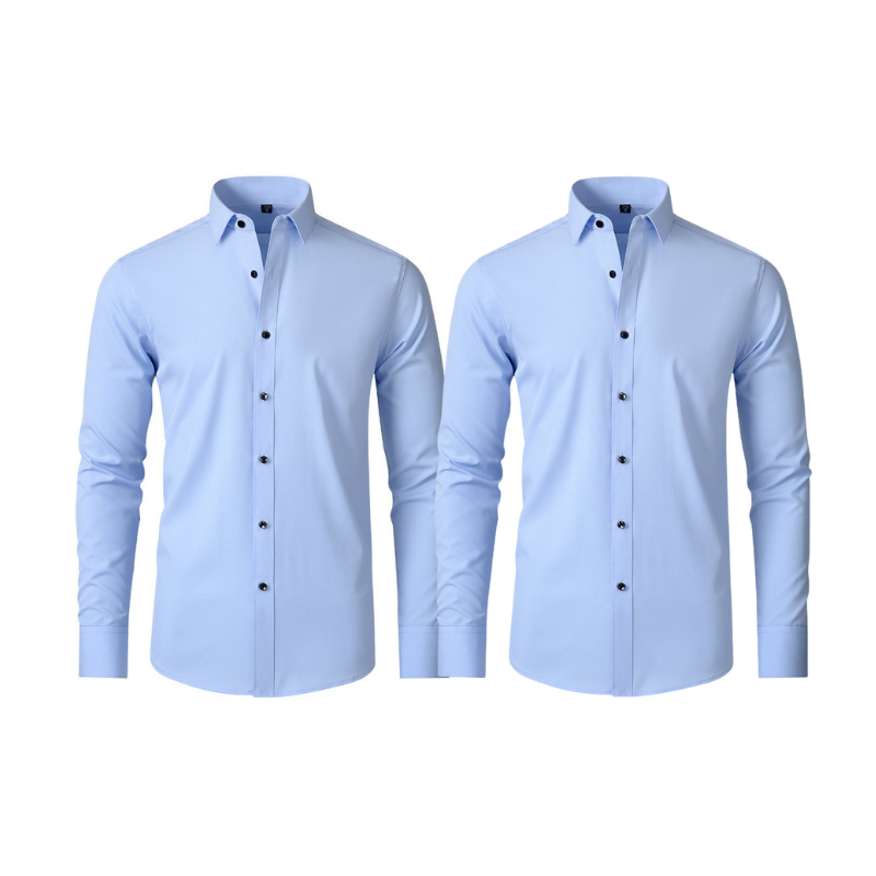 Pague 1 Leve 2 | Camisa Ultra Elegance Social - Original Anti amassados