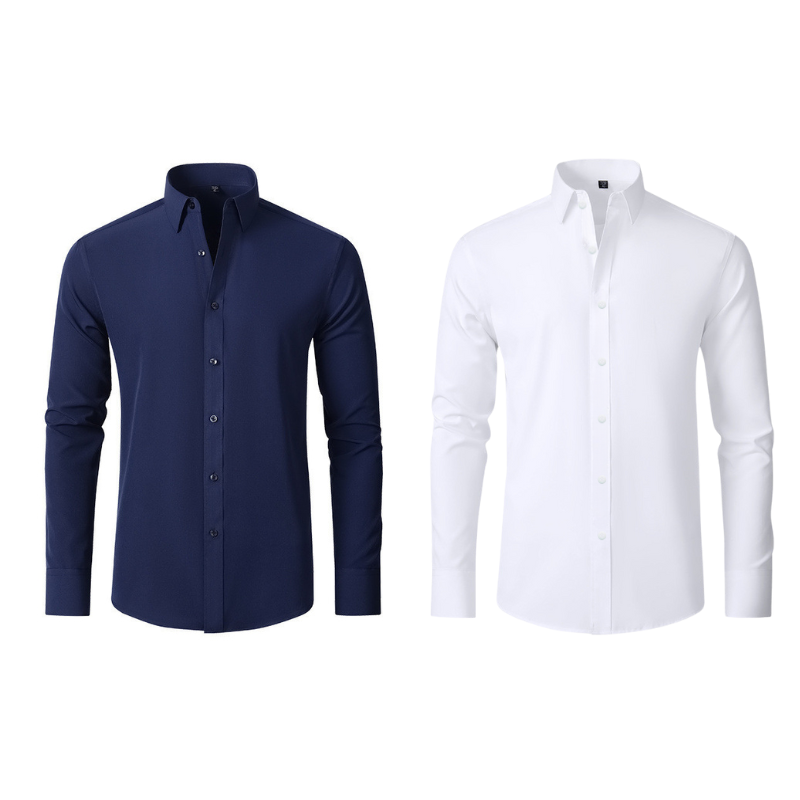 Pague 1 Leve 2 | Camisa Ultra Elegance Social - Original Anti amassados