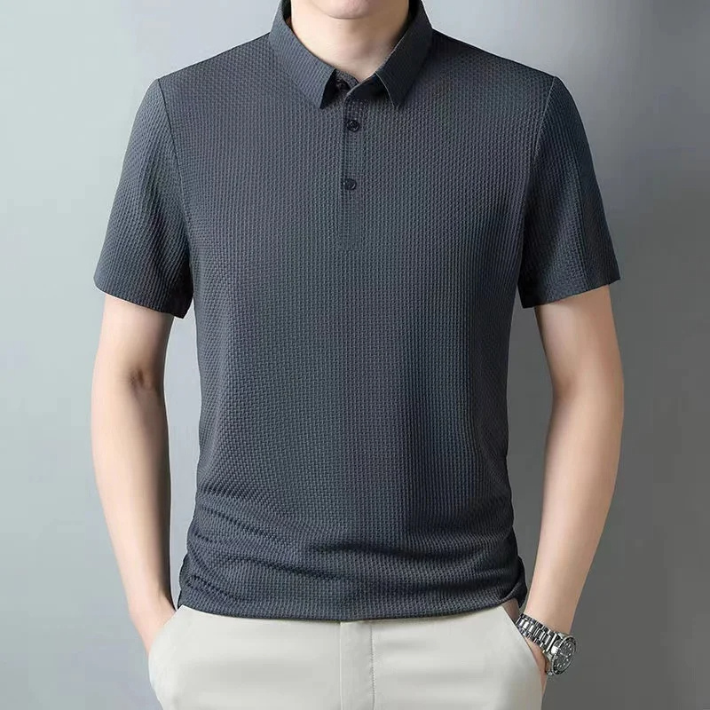 Camisa Polo Fresh Seda Gelo