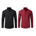 Pague 1 Leve 2 | Camisa Ultra Elegance Social - Original Anti amassados