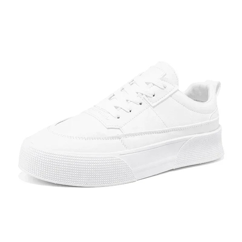 Tênis de Couro White Classic