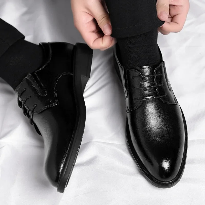 Sapato Social Masculino Derby Luxury