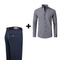 Kit Elastech Camisa Social Ultra Tech + Calça Social Gentleman (Oferta Imperdível)