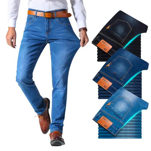 Pague 2 Leve 3 | Calça Jeans® Comfort Flex + Brinde Cinto Masculino