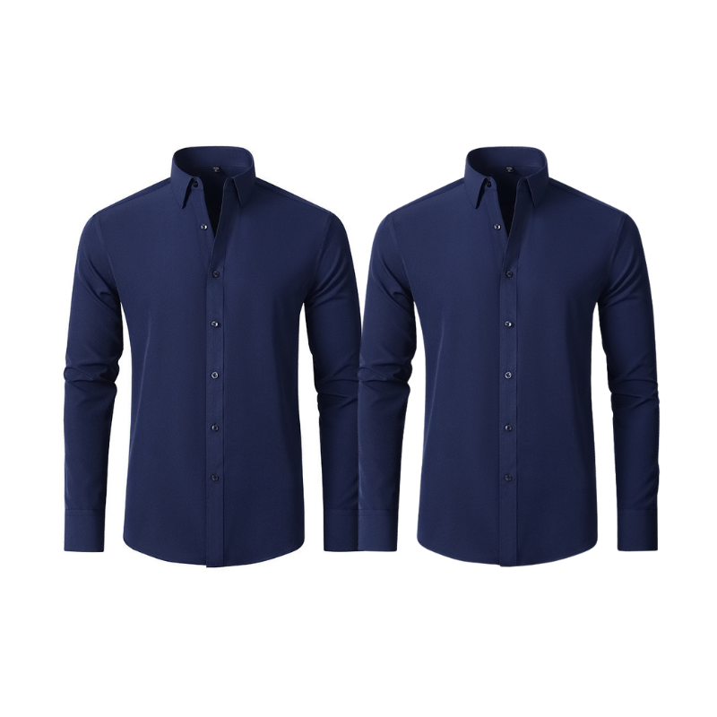 Pague 1 Leve 2 | Camisa Ultra Elegance Social - Original Anti amassados