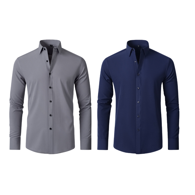 Pague 1 Leve 2 | Camisa Ultra Elegance Social - Original Anti amassados