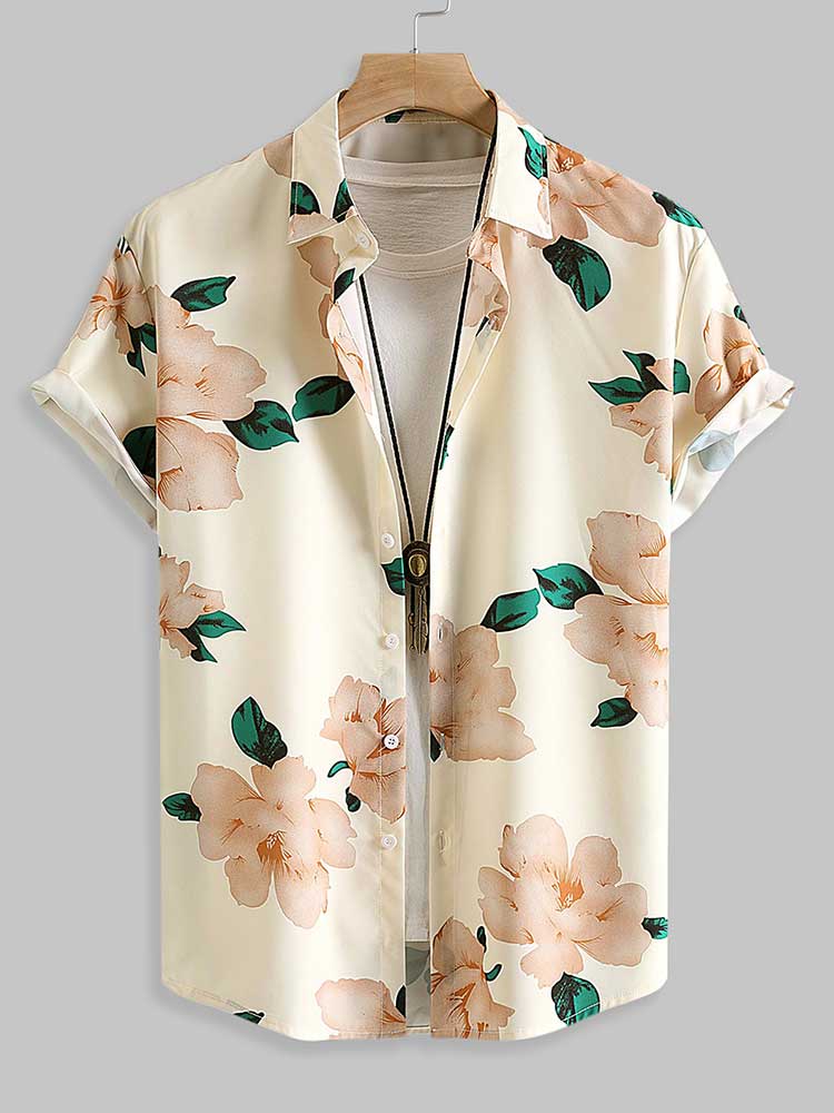 Camisa Masculina Floral