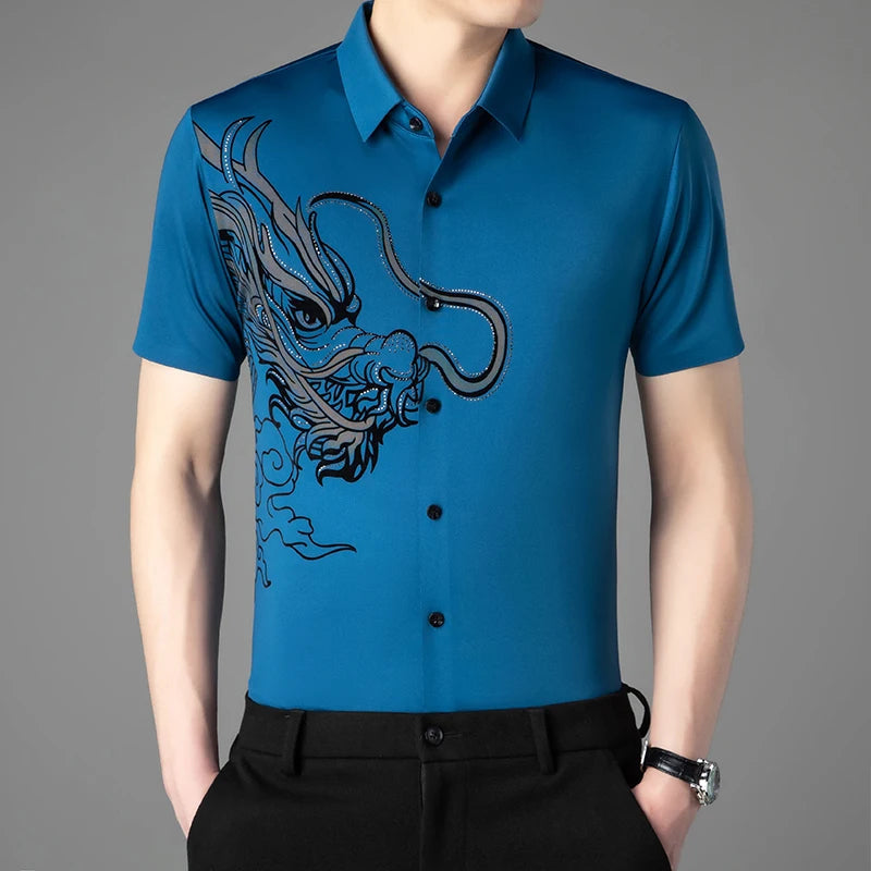 Camisa Social  Imperial Dragon + Brinde Relogio social