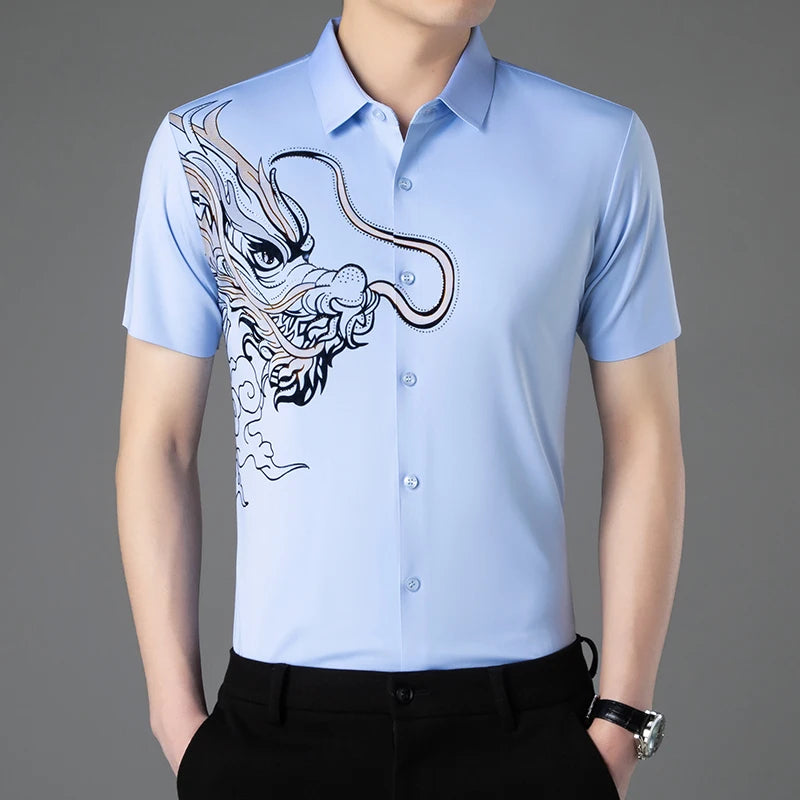 Camisa Social  Imperial Dragon + Brinde Relogio social