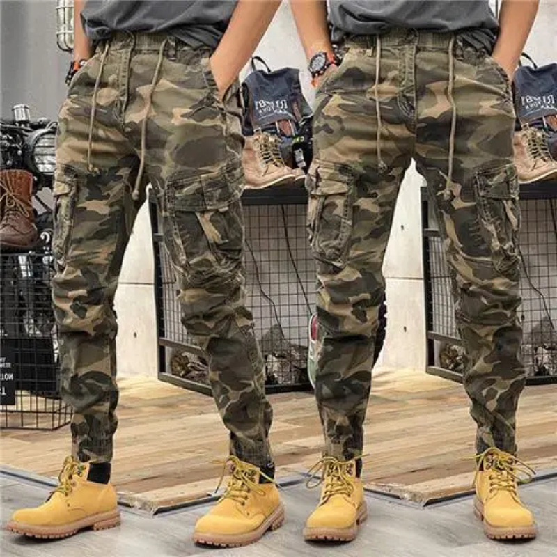 Calça Cargo Estilo Exército Combat Flex