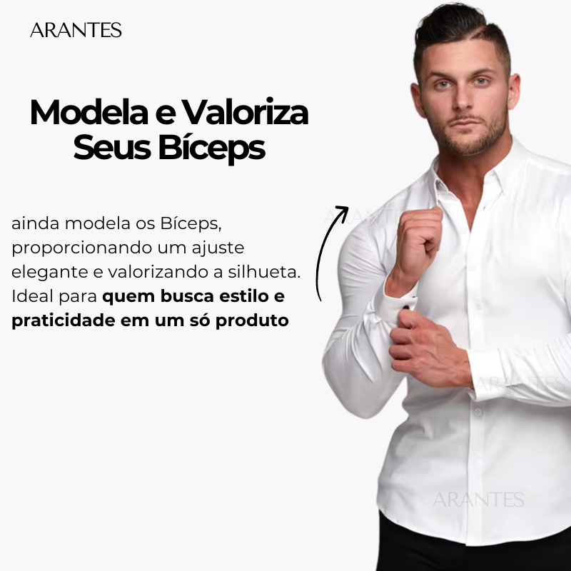 Kit Elastech Camisa Social Ultra Tech + Calça Social Gentleman (Oferta Imperdível)