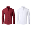 Pague 1 Leve 2 | Camisa Ultra Elegance Social - Original Anti amassados